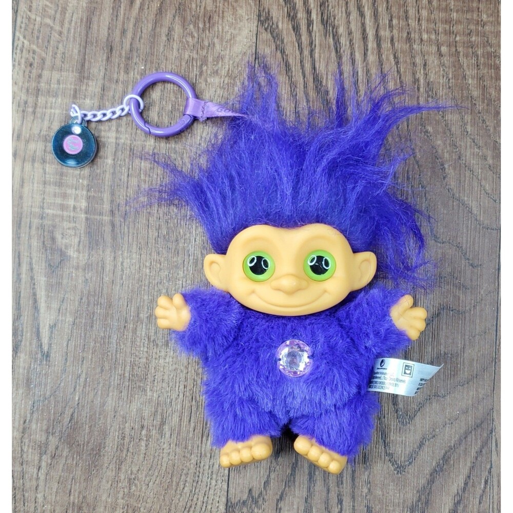 Happy Haul Good Luck Troll 6" Vinyl Plush Figure Clip Purple 2026